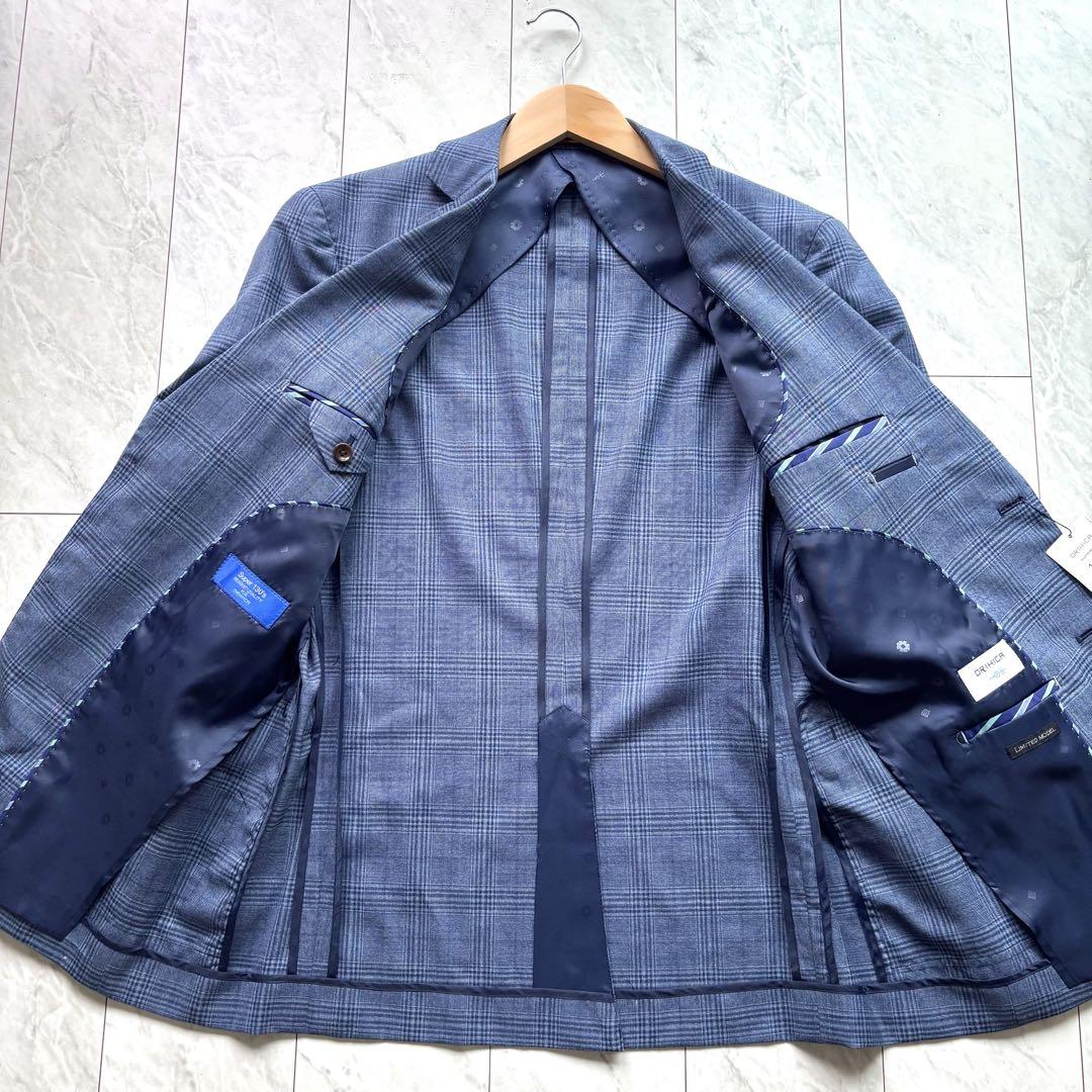 【未使用品】THE SUIT COMPANY Super 130’s ブルー