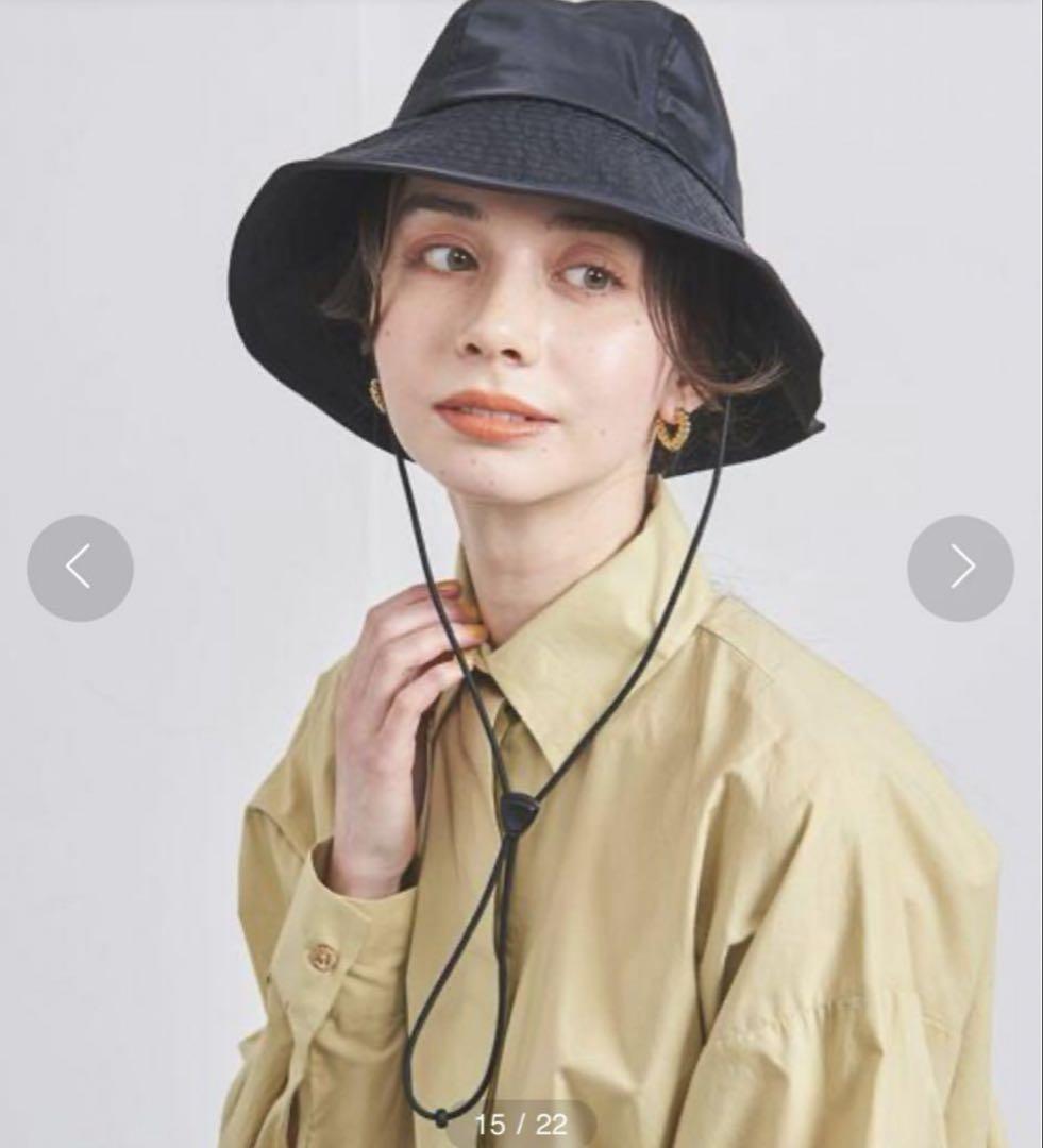 人気を誇る 美品 23SS 黒 レディース バルーンハット TAKAYUKI KIJIMA 帽子