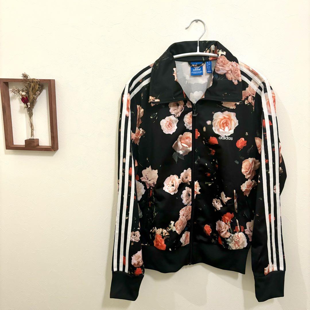 [極美品] adidas2XL アディダスオリジナルス　トラックジャケット　花柄