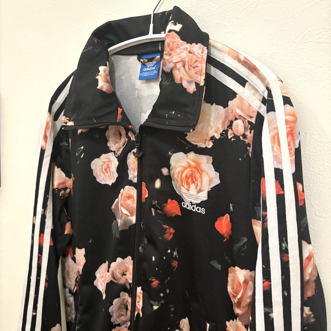 [極美品] adidas2XL アディダスオリジナルス　トラックジャケット　花柄