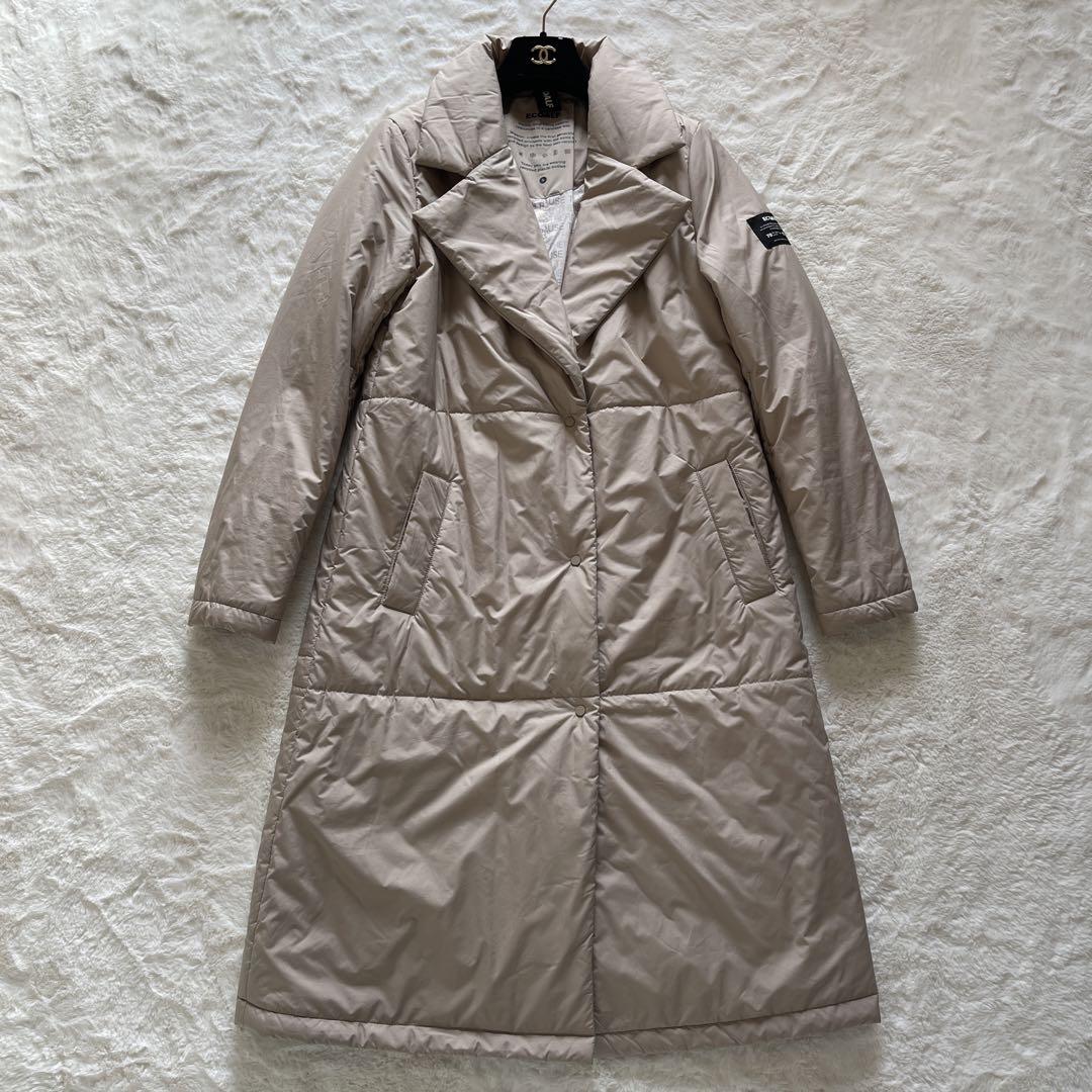 ECOALF｜リサイクルポリエステル中綿コート　ベージュ　三陽商会　美品