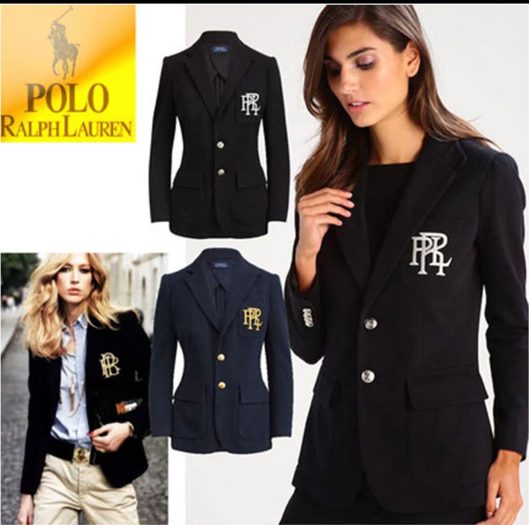 Polo Ralph Lauren ネイビー テーラードジャケットUS0サイズ