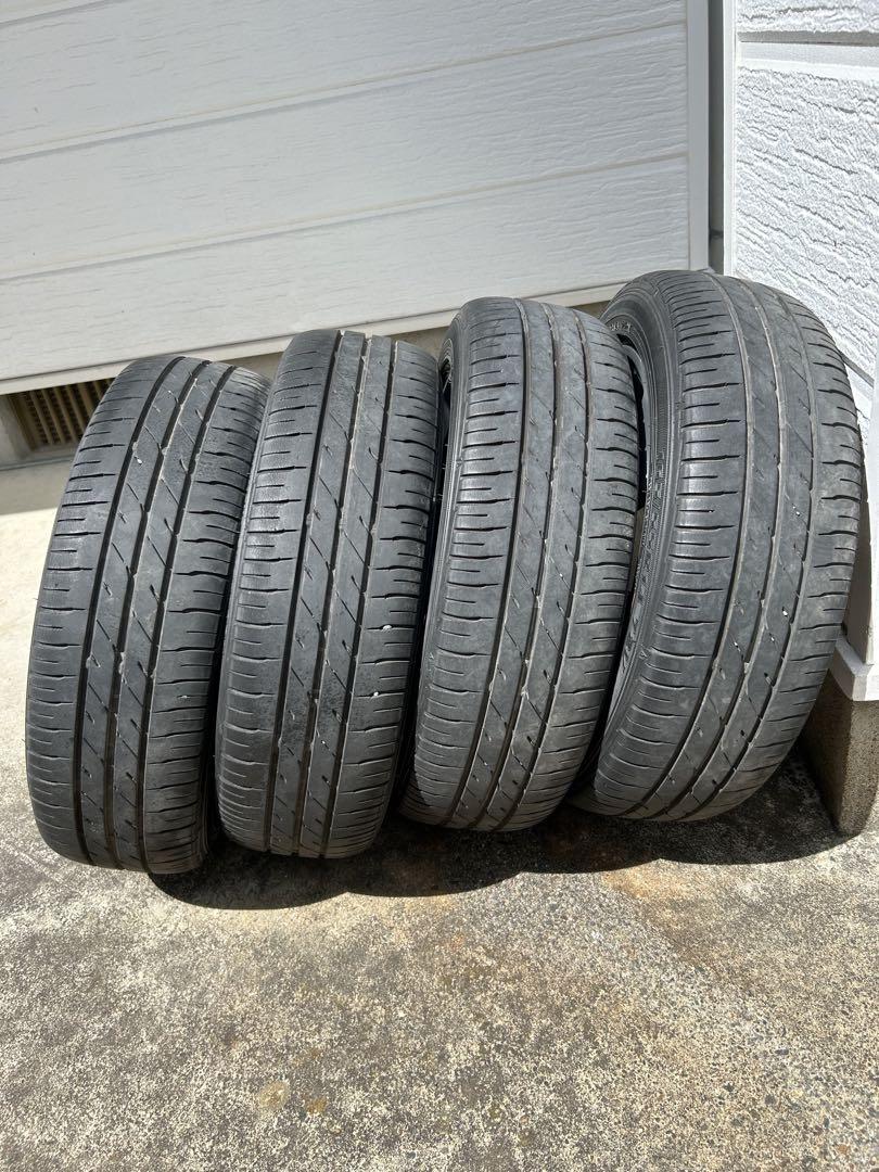 スズキ純正アルミホイール4本セット夏タイヤ付き165/55R14 PCD100