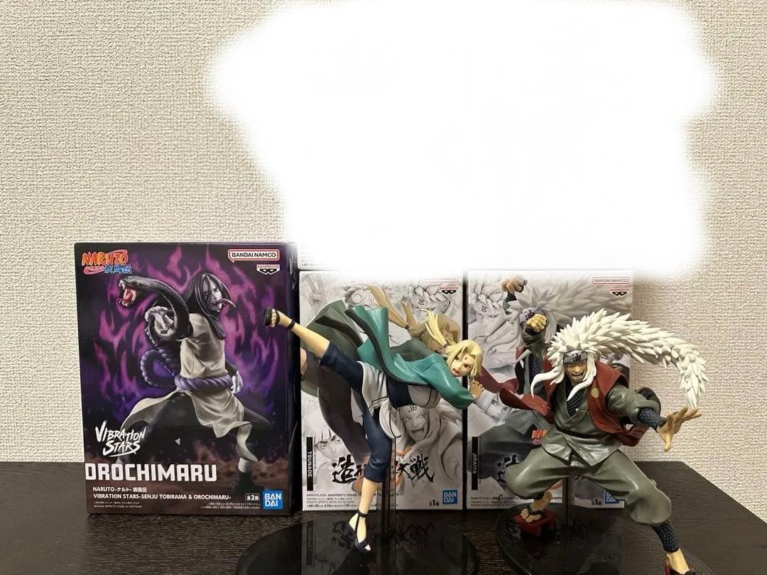 NARUTO プライズ 造形忍界大戦 伝説の三忍 5体セットBANPRESTO