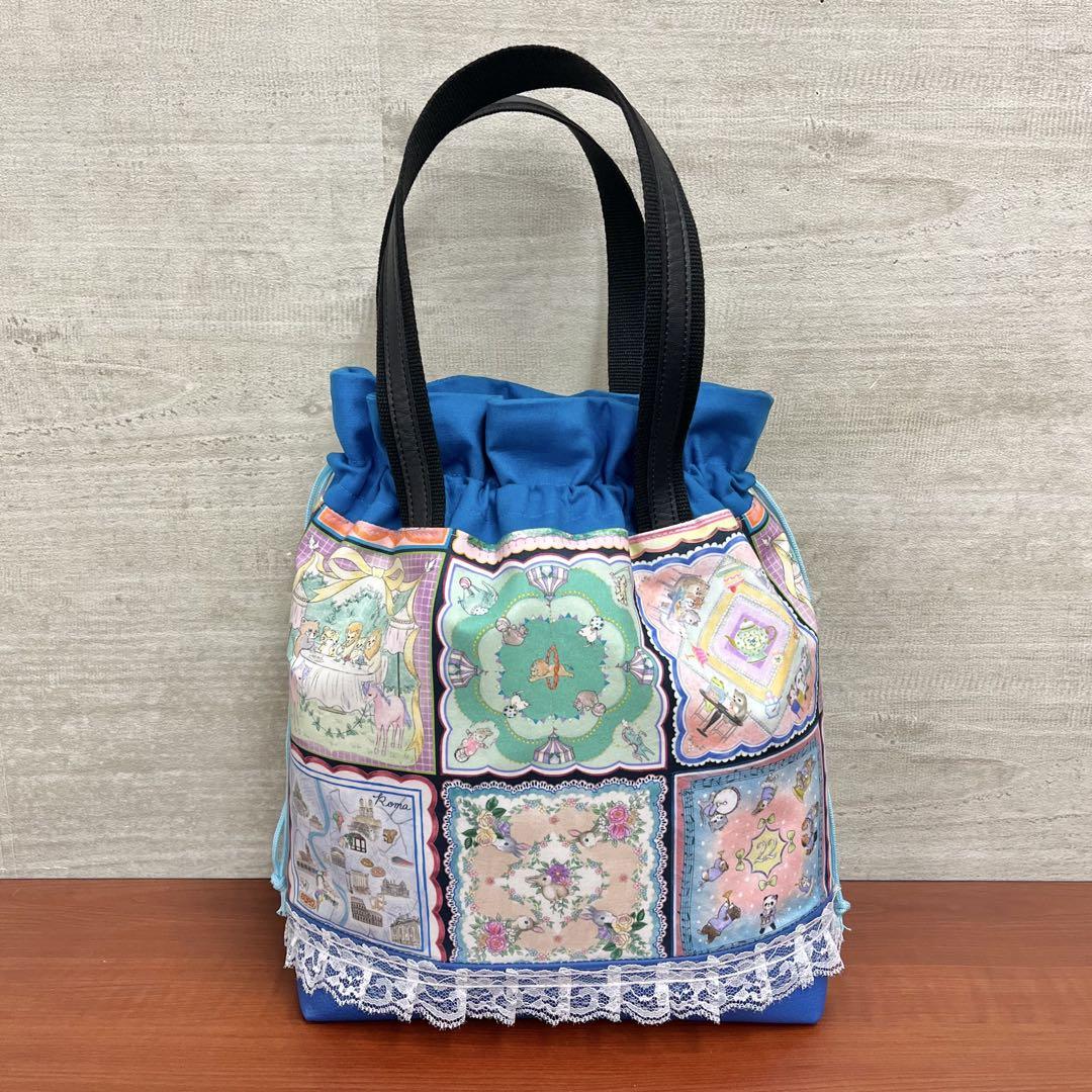 いちご様♪。.:＊ユキエモン♡巾着トートバッグ♡ yukiemon ハンドメイド ビッグトートバック＆巾着トートバック