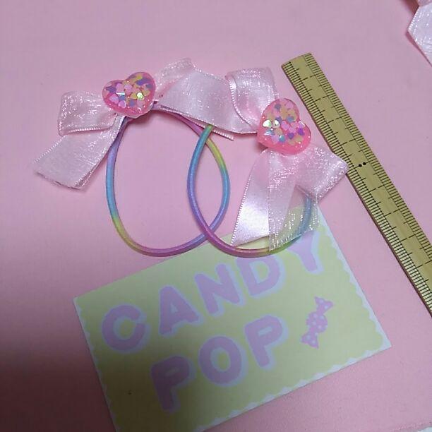 準備中      ☆オーロラハートのヘアゴム。・:＋°CANDYPOP 準備中 ☆オーロラハートのヘアゴム。・:＋°CANDYPOP