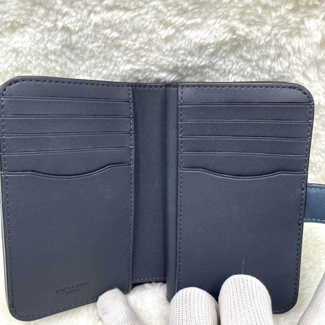 極美品 COACH タビー　ミディアムウォレット　2つ折り 財布 L字ファスナー