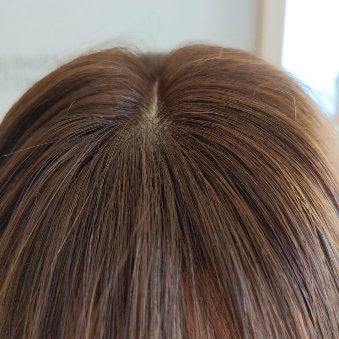 ☆サラサラ人毛100%ウイッグ☆I型ツムジ ショートウルフ ブラウン ウイッグ ☆サラサラ人毛100%ウイッグ☆I型ツムジ ショートウルフ ブラウン ウイッグ