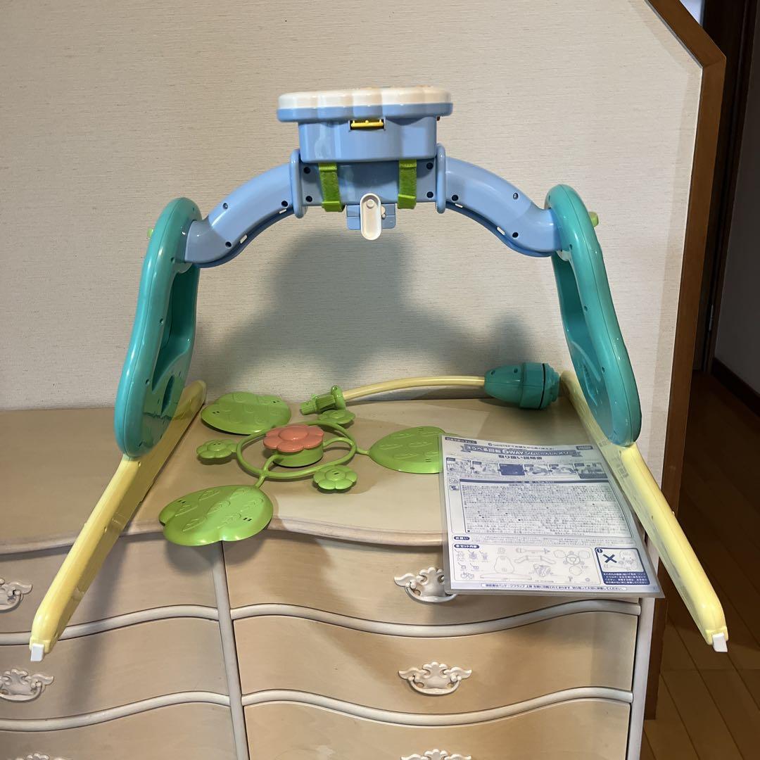 【美品】プーメリー　ベビージム　プーさん選べる回転6WAYジムにへんしんメリー
