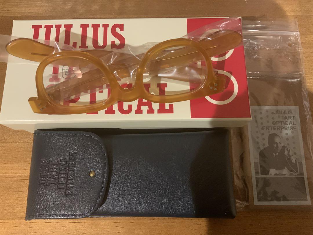 新品未使用ジュリアスタートオプティカル FDR 46-22 ビンテージイエロー