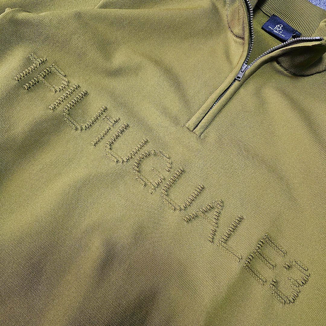 【1piu1uguale3GOLF】長袖ゴルフニットブルゾンジャケット L