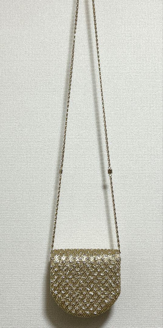 【送料0円】 極美品】ピエールバルマン 豪華パーティバッグ チェーンバッグ バッグ