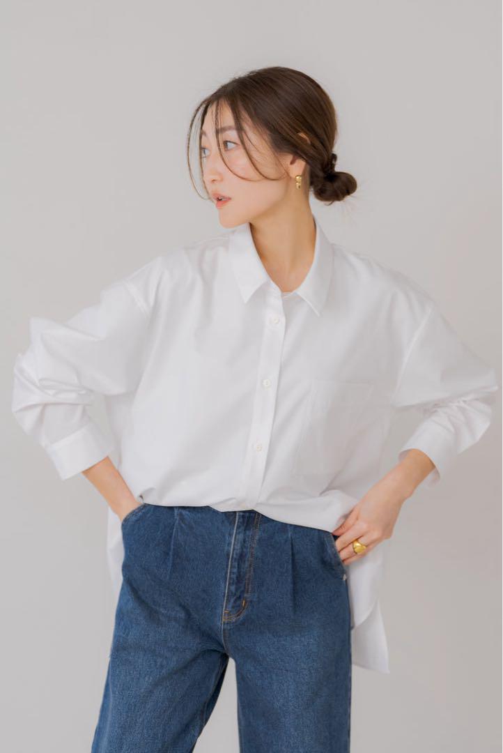 【人気完売品】regleam バックロゴビッグシャツ
