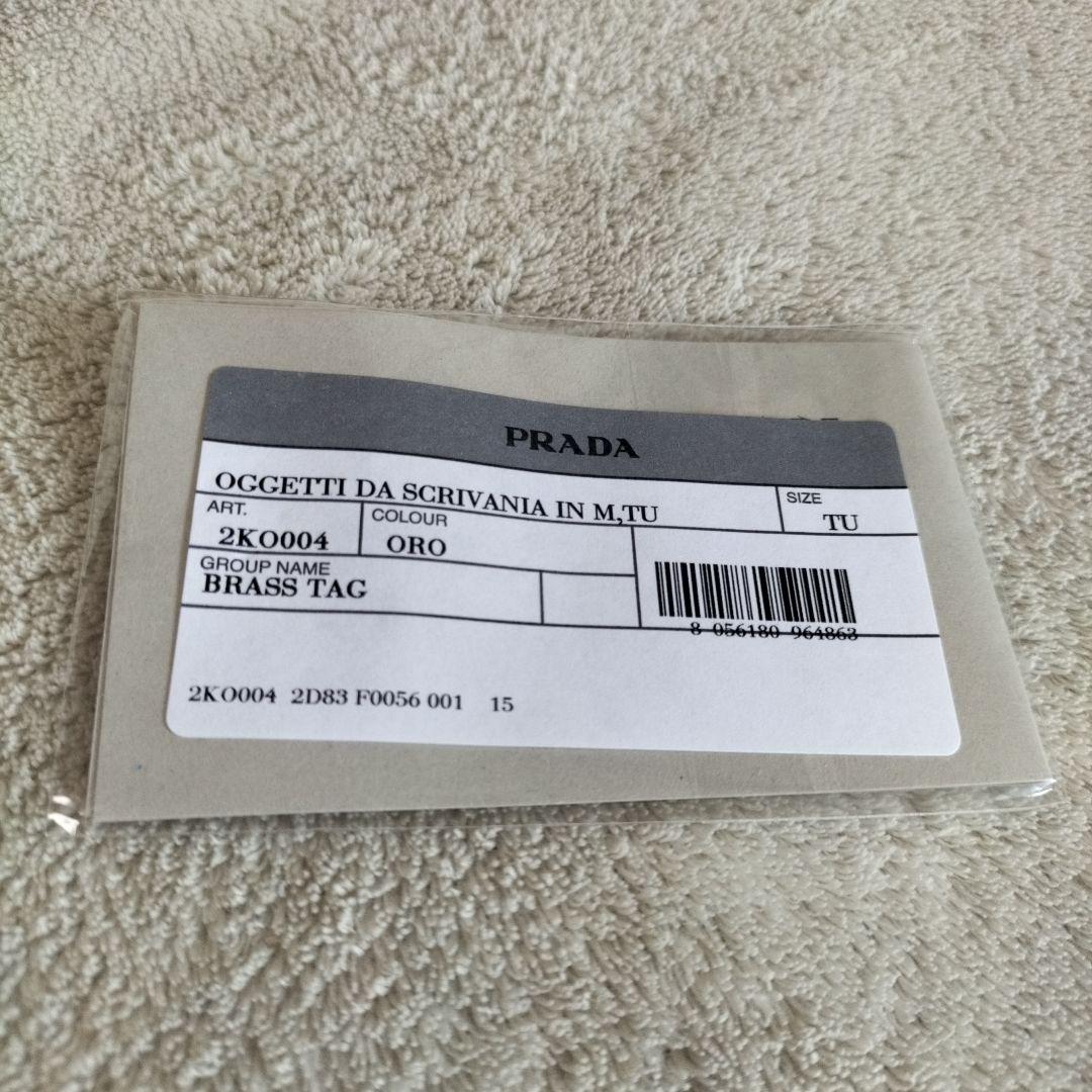 スーパーセール 新品未開封PRADAプラダ×トラベラーズノートブックBRASS TAG アクセサリー
