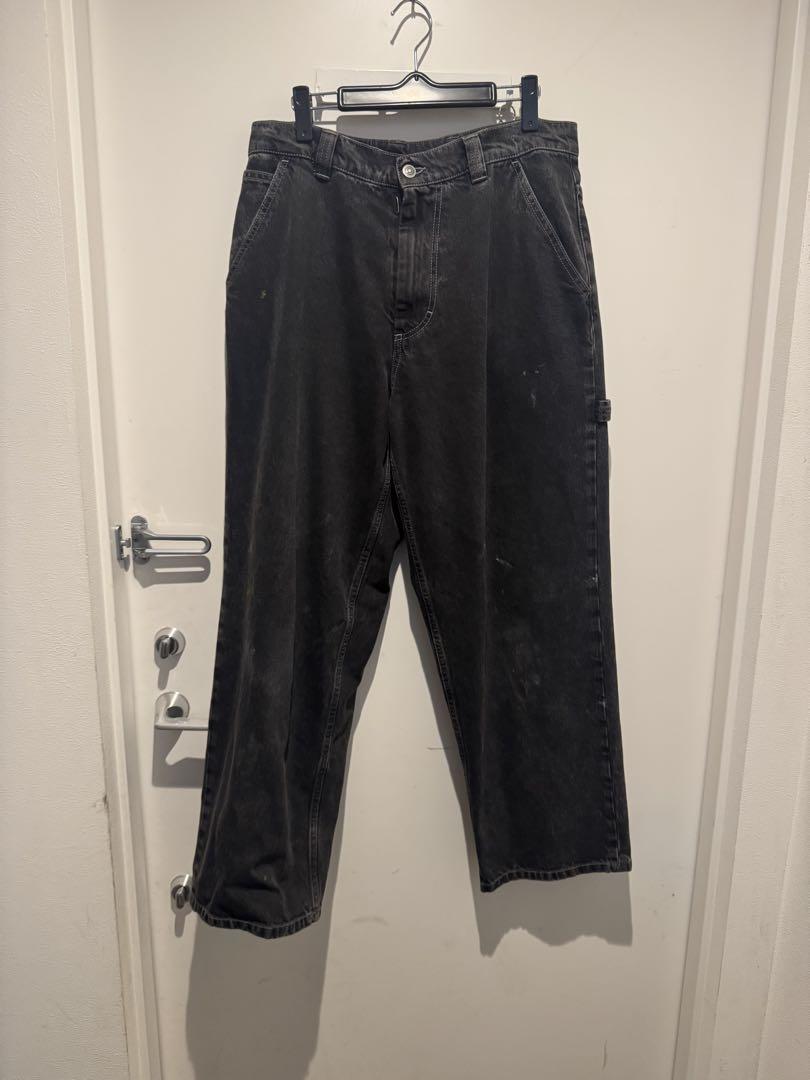 Maison Margieraメゾンマルジェラブラックペイントデニム黒w29 正規取扱店】Maison Margiela ブラックペイント ジーンズ(メゾン