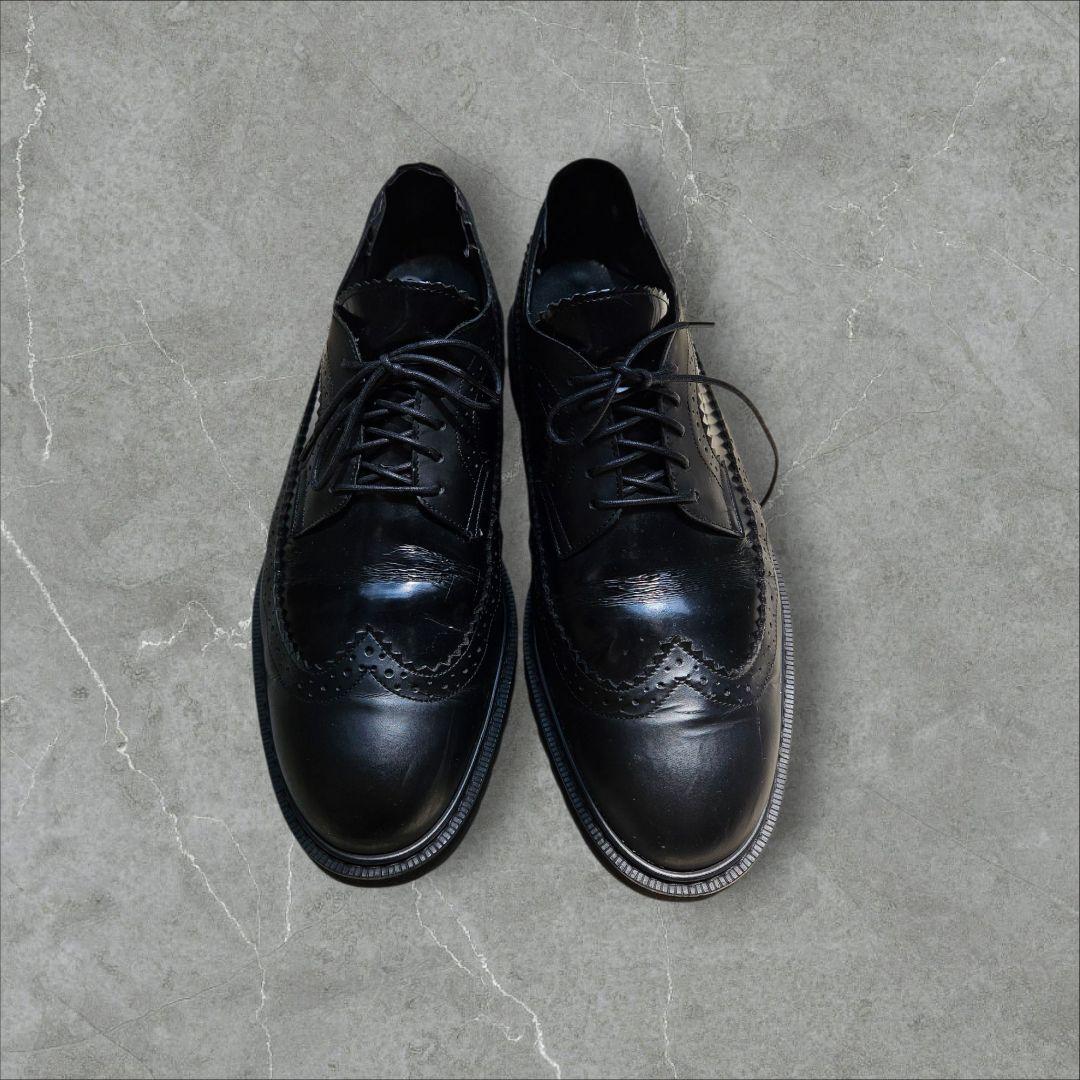 割引価格 美品 メルカリ - 黒 ブローグ 1181A391 BROGUE ONITSUKA THE 靴