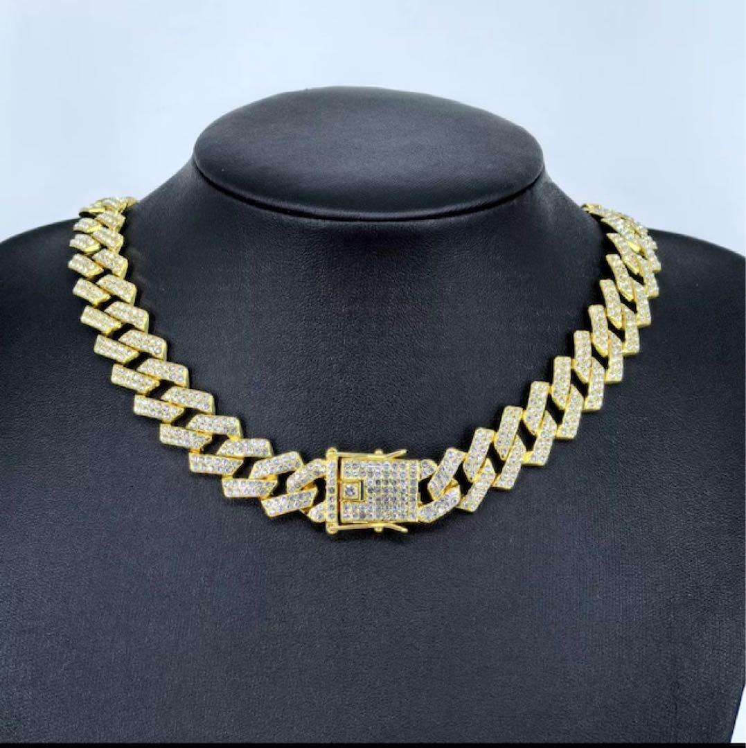 ゴージャスネックレス 喜平 チェーン ジルコニア ギラギラ シルバー ゴージャスネックレス 喜平 チェーン ジルコニア ギラギラ シルバー