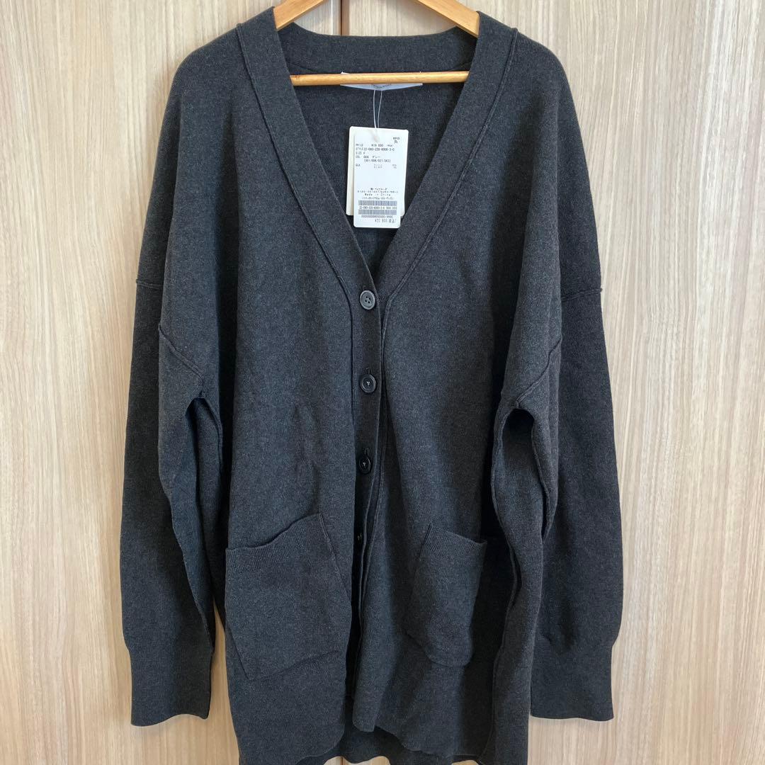 新品未使用タグ付き FRAMeWORK コットンカシミヤスムースカーディガン