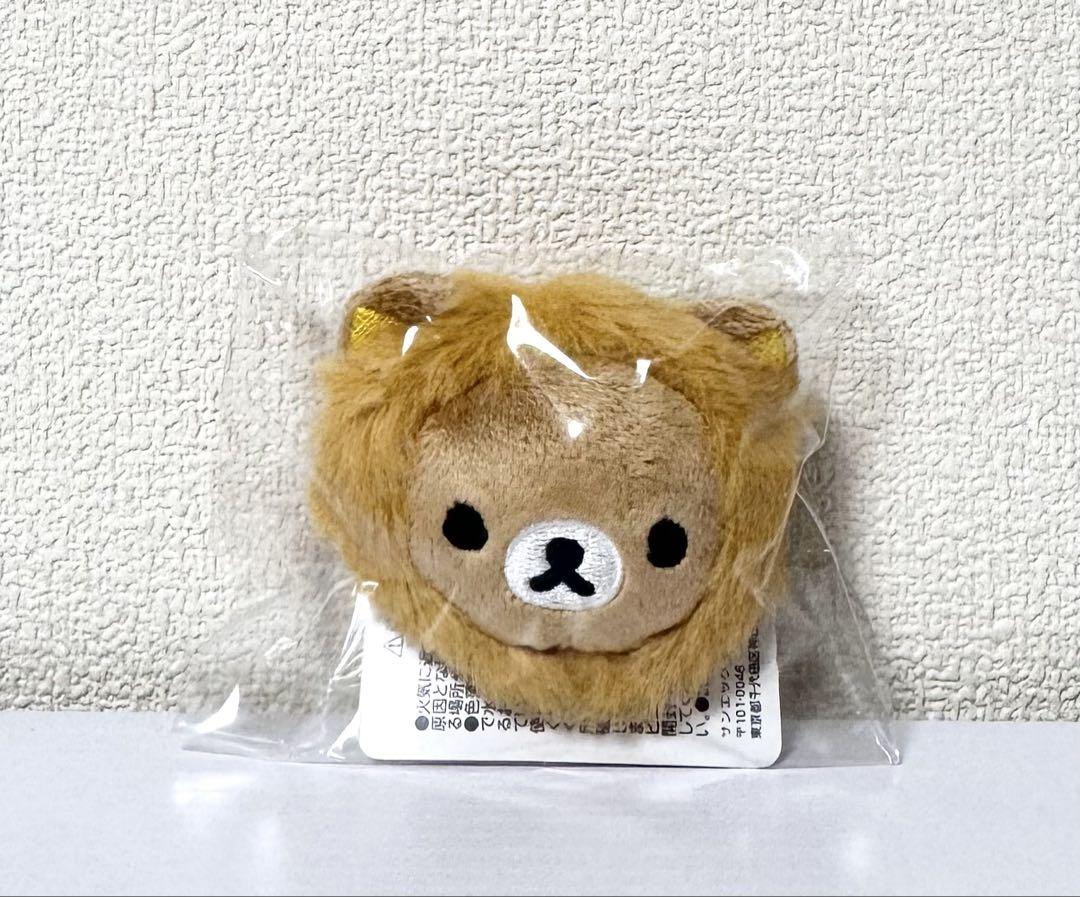 銀座三越　くまフェス限定 リラックマ　ライオンバッジ　3個 新品タグ付き】リラックマ くまフェス限定 ぬいぐるみバッジ