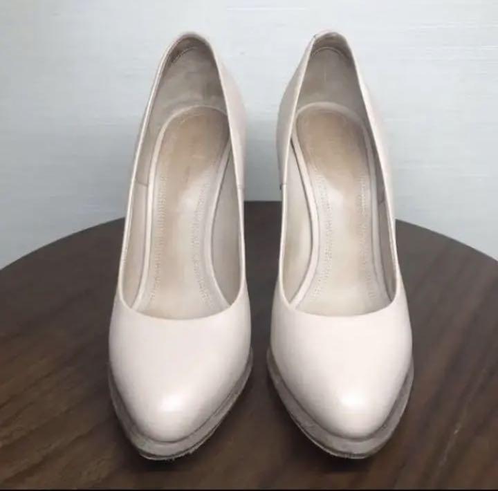 CELINE ベージュ 22.5cm 35.5 NIaqr-m71103981334 セリーヌ ハイヒール パンプス 在庫大人気