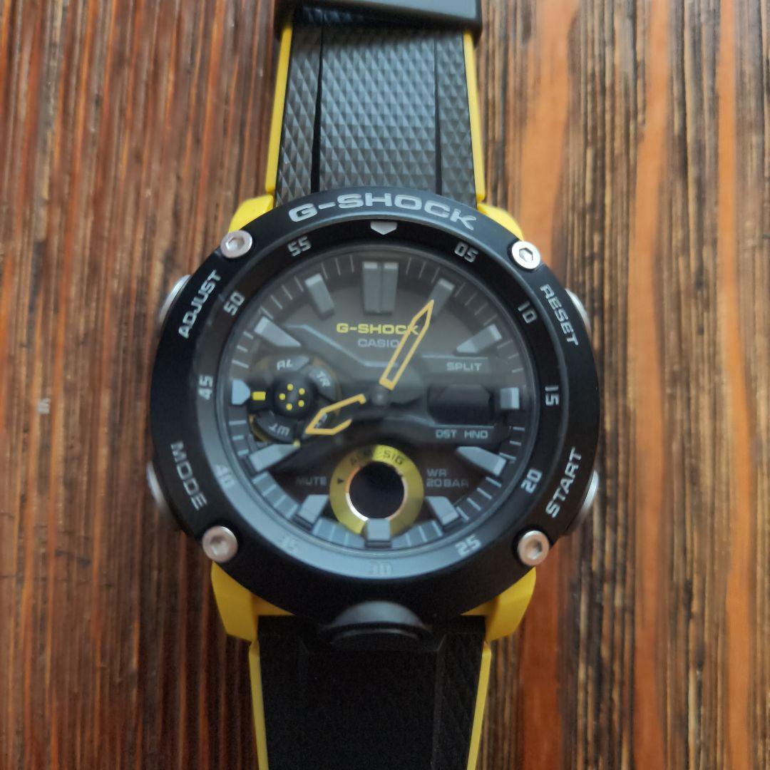 G-SHOCK GA-2000 ブラック/イエロー