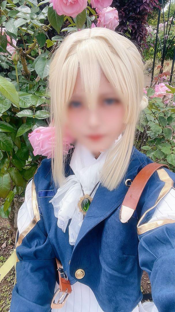 ヴァイオレットエヴァーガーデン コスプレ 鞄 ウィッグ付き