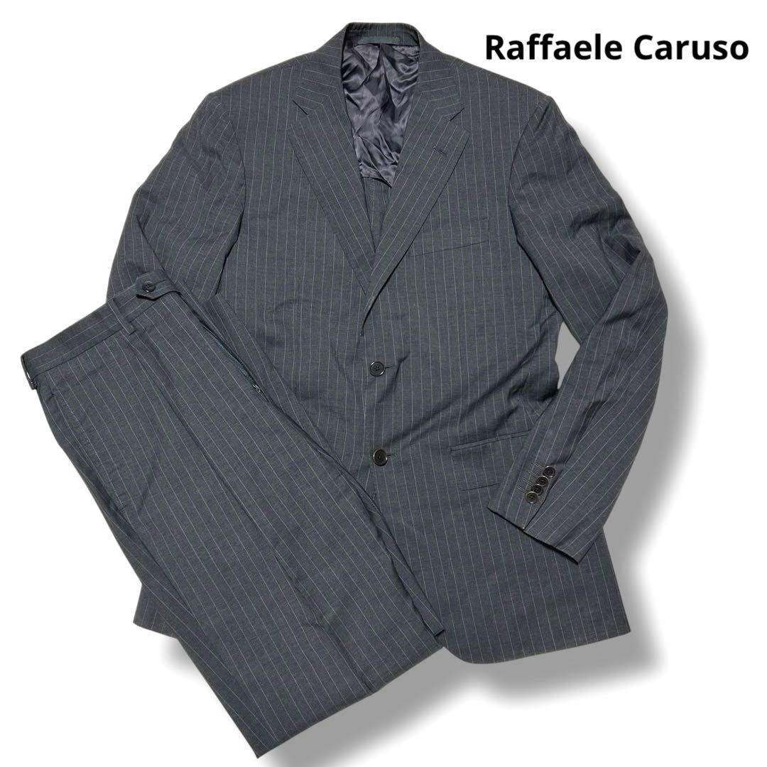 Raffaele Caruso スーツ セットアップ グレー ストライプL・RAFFAELE CARUSO