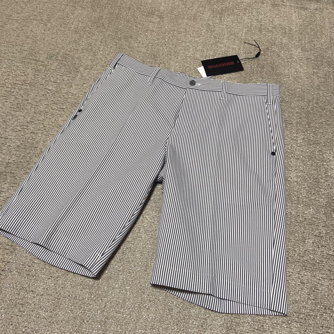 BRIEFING MS SEERSUCKER SHORT PANTS GRAY