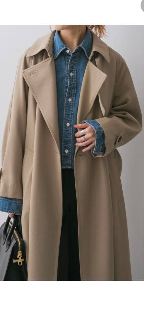 Spick & Span ウールギャバジントレンチコート Spick & Span ウールギャバジントレンチコート