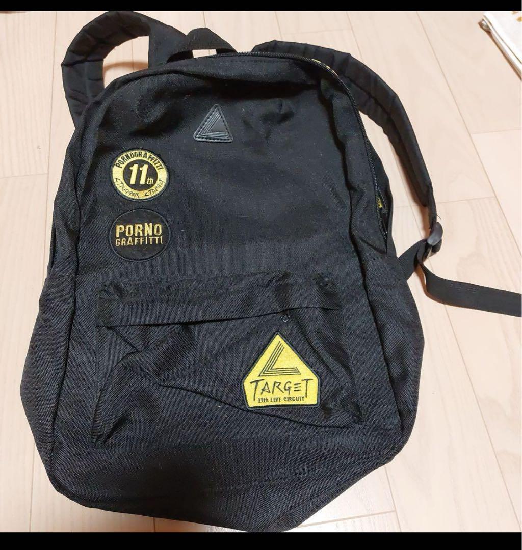 web限定セール ポルノグラフィティ 11thライブサーキットTARGET リュック ミュージシャン