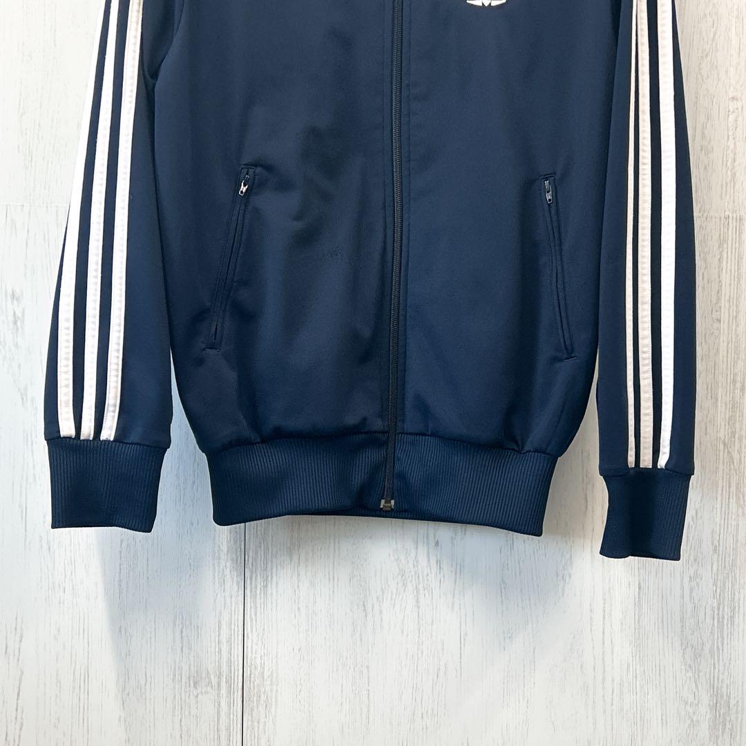 アディダス トラックジャケット ポリ 紺 S adidas