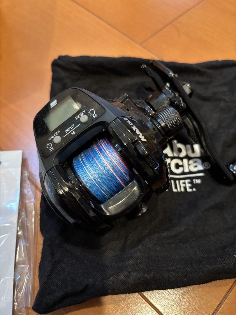 売れ筋アイテムラン AbuGarcia ☆美品・1度のみ使用☆ MAX 右巻き MHP DLC リール
