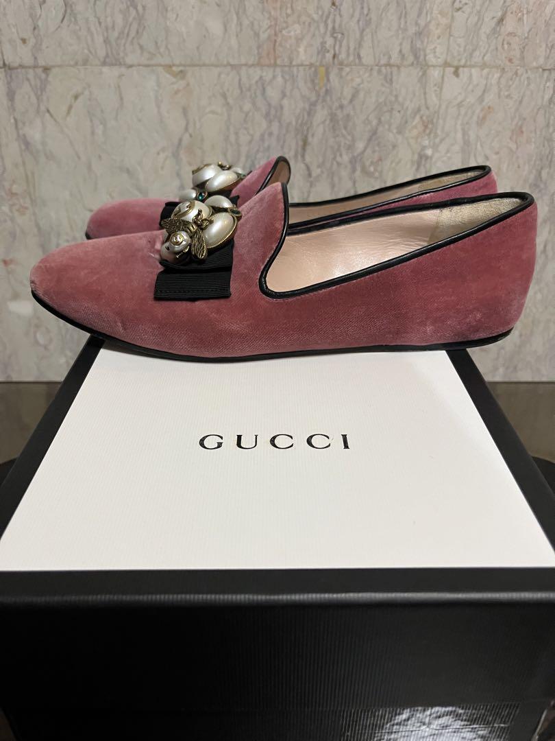 GUCCI bee スリッポン フラット シューズ 38