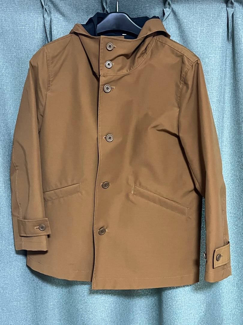 MUJI Labo 無印 ステン コート フード付き ブラウンM 無印