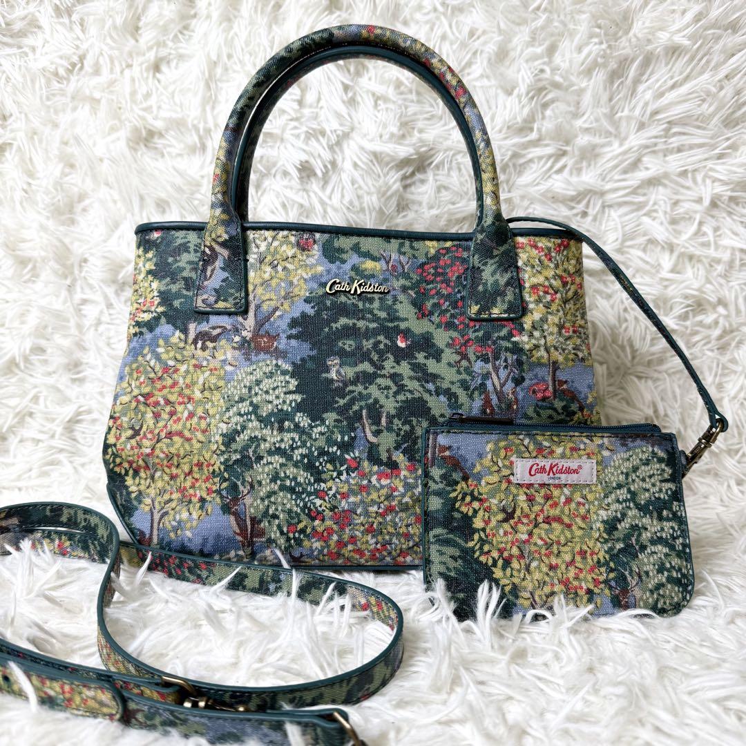 CathKidston 2WAYミニートートバッグ アッシュダウンフォレスト