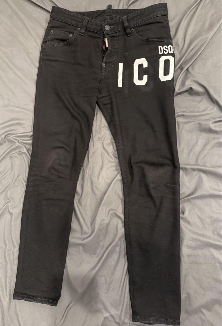 人気商品は DSQUARED2 メルカリ - BULL BLACK 46 skater ICON パンツ