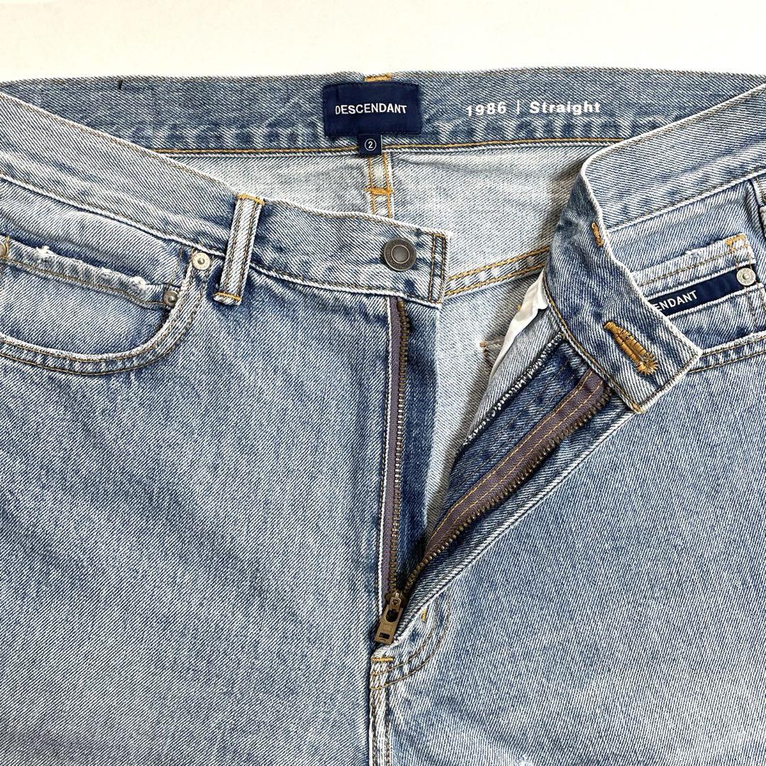 DESCENDANT / 1986 STRAIGHT JEANS インディゴ 2
