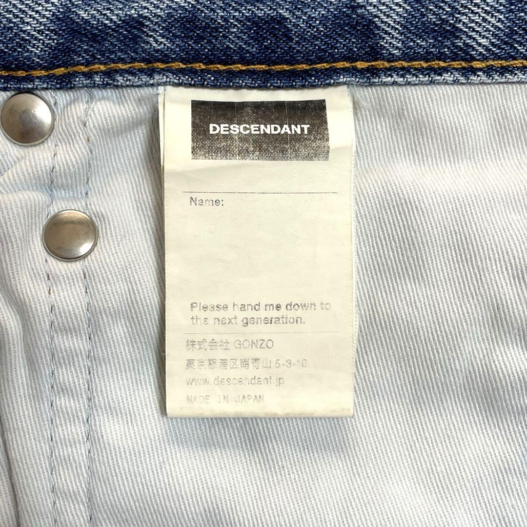DESCENDANT / 1986 STRAIGHT JEANS インディゴ 2