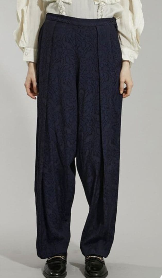 トーガプルラ TOGA PULLA アセテートレーヨンジャガードパンツS DECORATOM_COM_BR