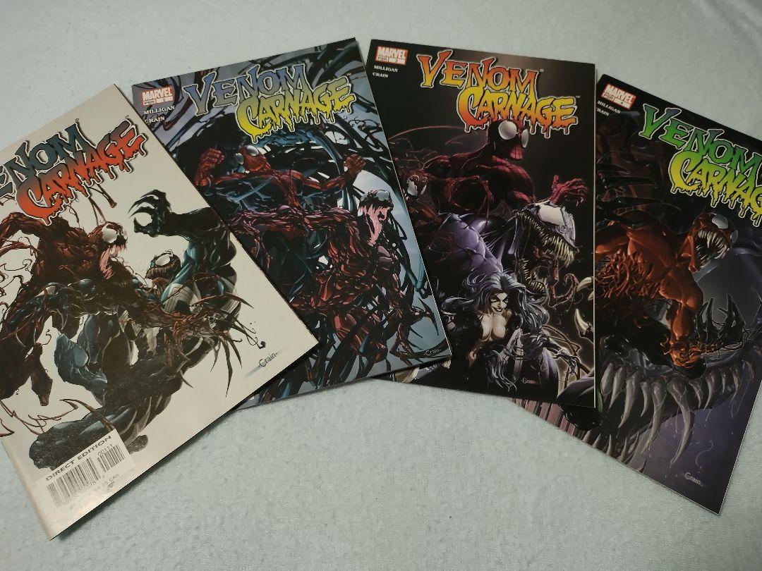 Marvel VENOM VS. CARNAGE #1-4　アメコミ