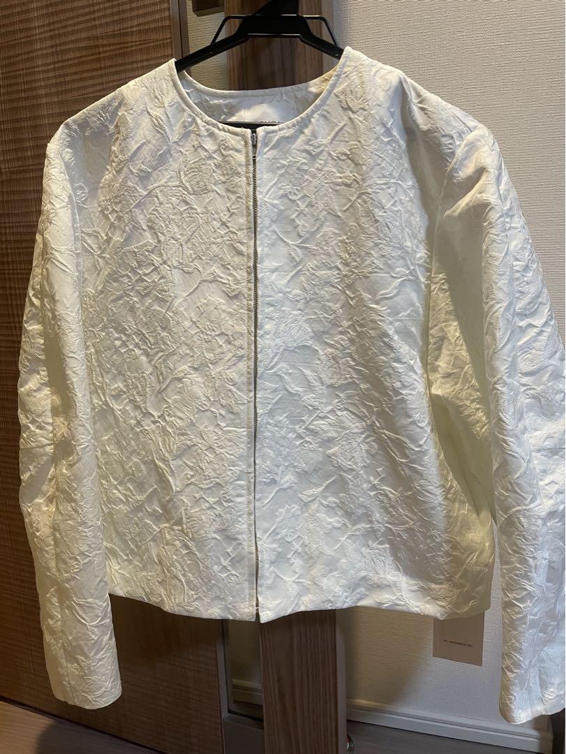 新品未使用】Ohga FLOWER JACKET ホワイト サイズフリー