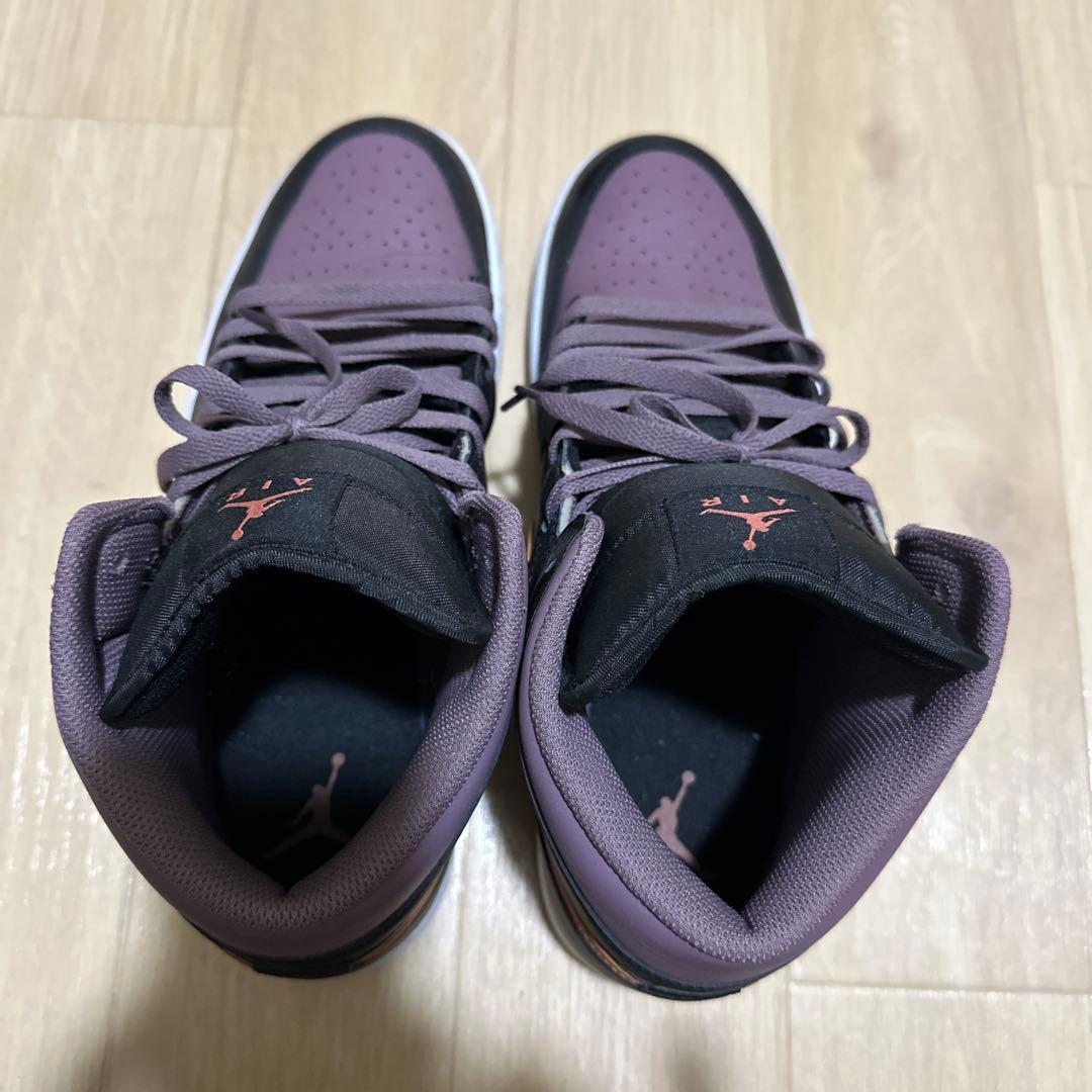 エアジョーダン ハイカット シューズ パープル ブラック30㎝30cm