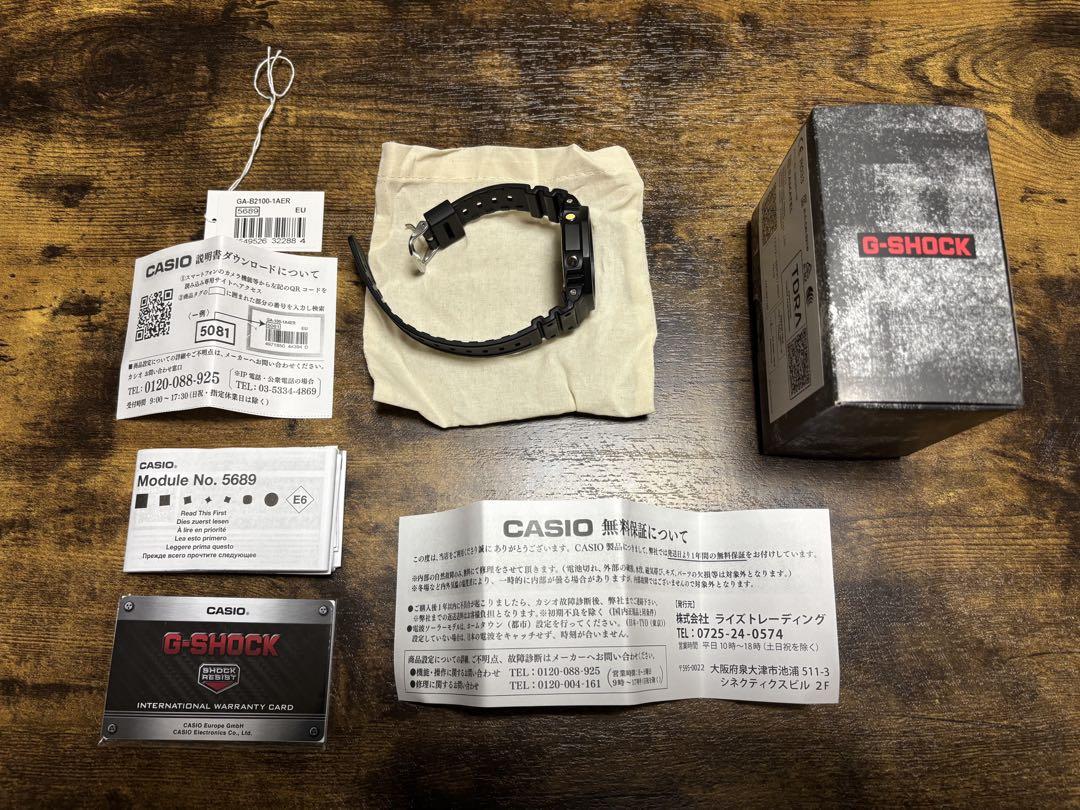 未使用　CASIO G-SHOCK GA-B2100-1AER