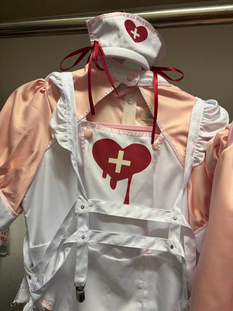 Malymoon デビルハーネスナース ピンク マリームーン 赤 コスプレ