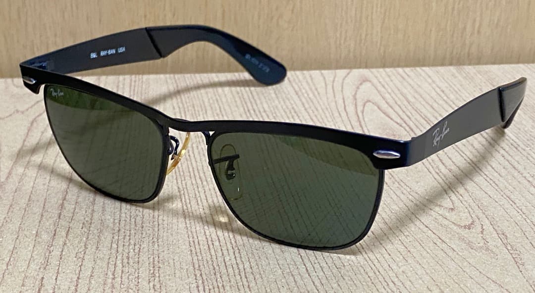 ビンテージ　USA製　B&L Ray-Ban メタルウェイファーラ W1310