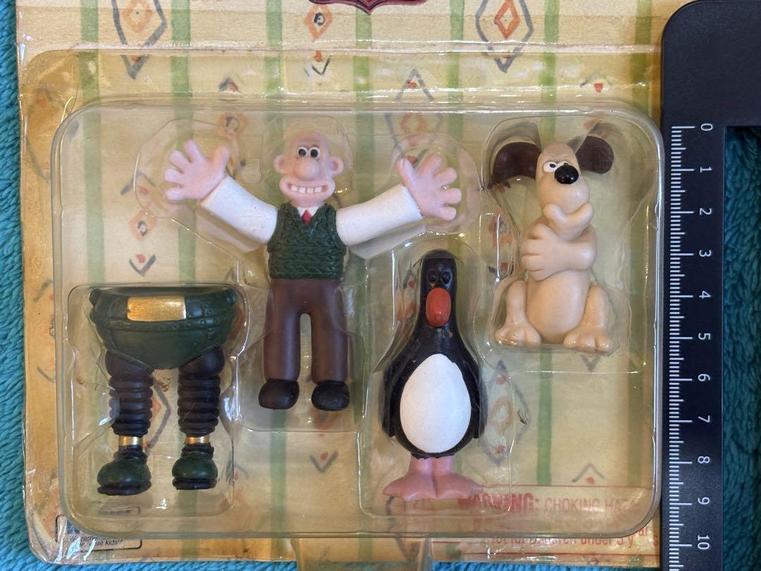 【送込】ウォレス＆グルミット　コレクタブルフィギュアセット　ペンギンに気をつけろ 送込】ウォレス＆グルミット コレクタブルフィギュアセット