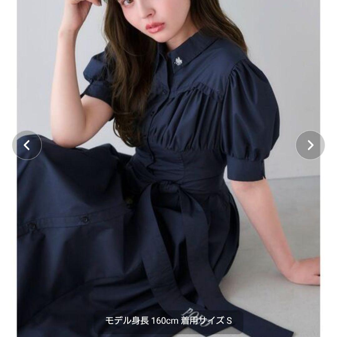 POLOBCSコラボ コルセットスウィッチングシャツワンピース Sサイズ