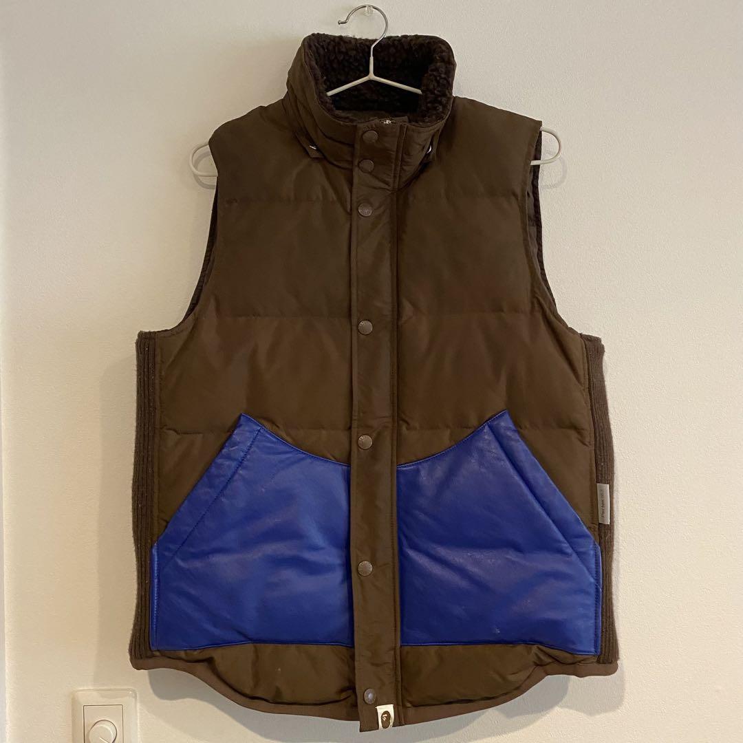 A bathing ape 2way ダウンベスト