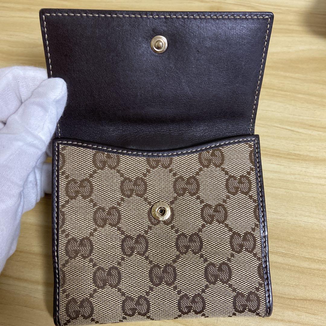 。GUCCI ハート　二つ折り財布