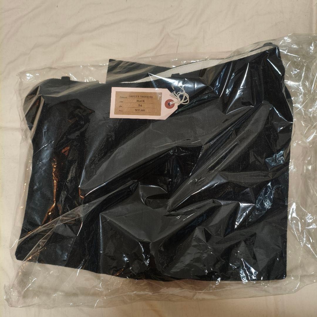 G F Co. OFFICER TROUSERS size 34 ブラックL G F Co